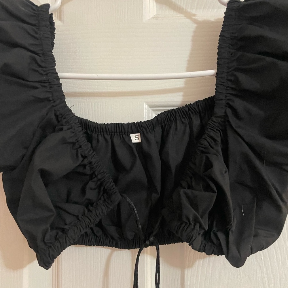 Black tie front top